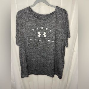 Heather gray under armour T shirt (2x)